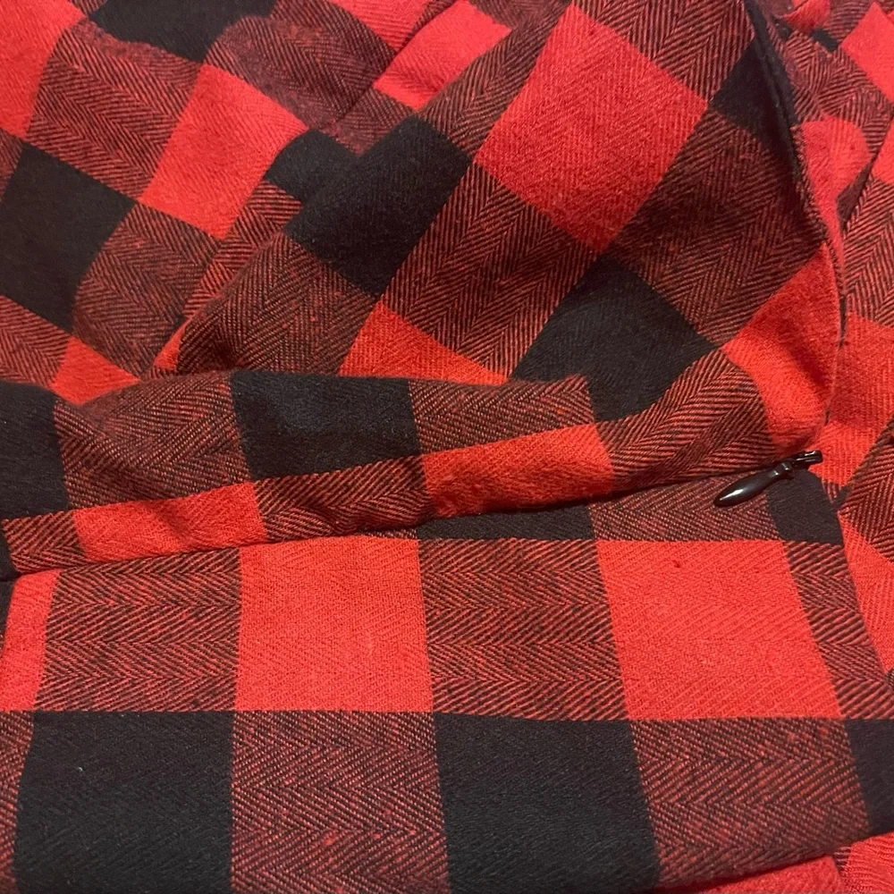 2 XL Shein Black & Red Plaid Hello Kitty Dress - Picture 4 of 16